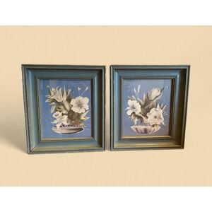 Set of 2  Framed Turner botanical prints